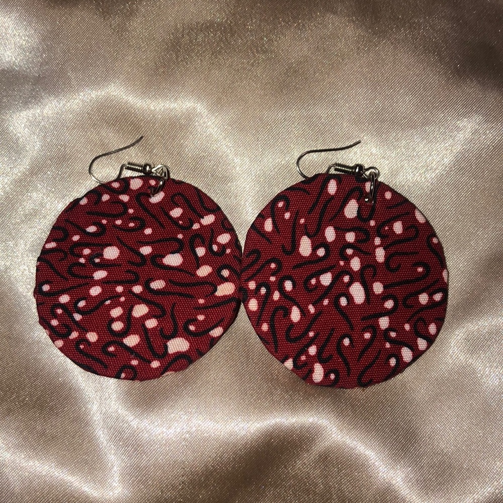 Ankara print earrings